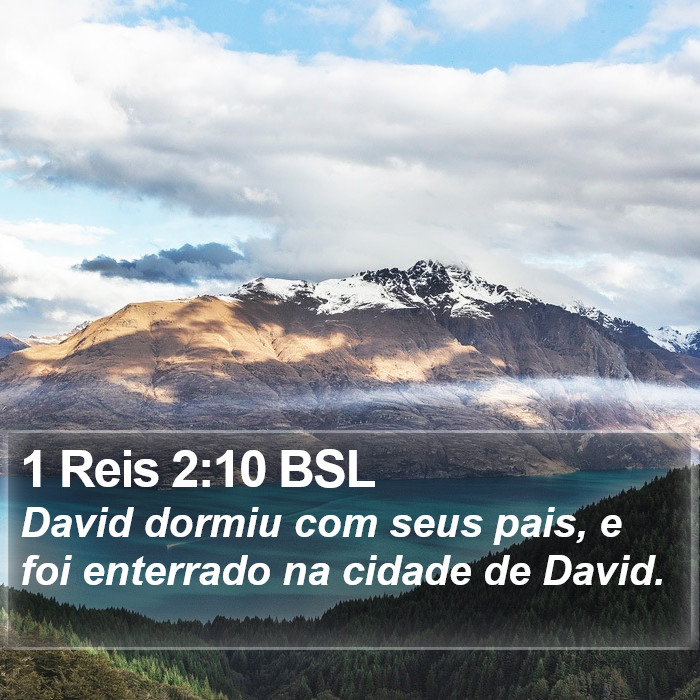 1 Reis 2:10 BSL Bible Study