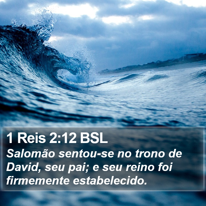 1 Reis 2:12 BSL Bible Study