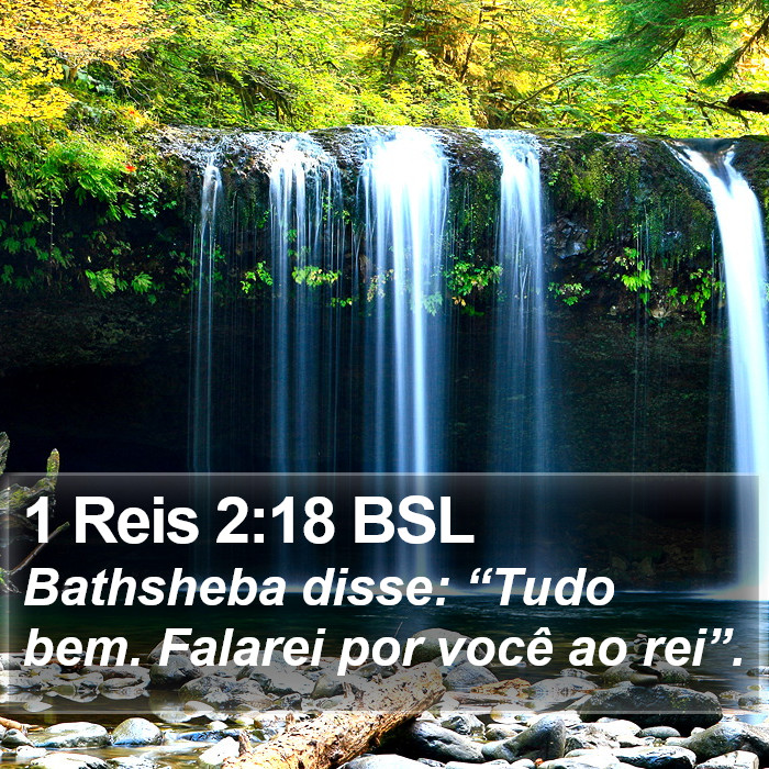 1 Reis 2:18 BSL Bible Study