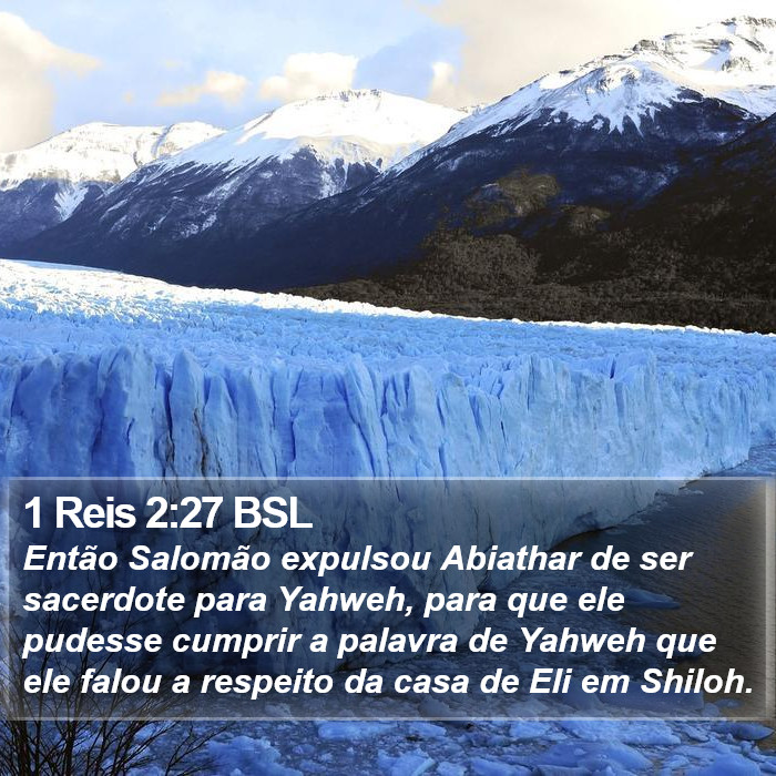 1 Reis 2:27 BSL Bible Study