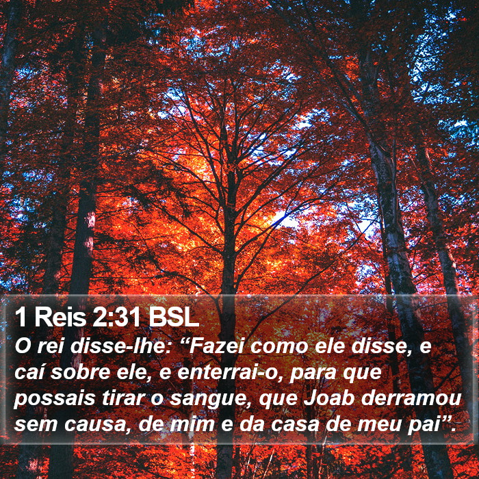 1 Reis 2:31 BSL Bible Study