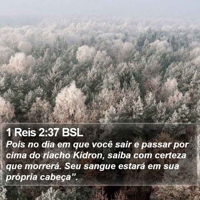 1 Reis 2:37 BSL Bible Study