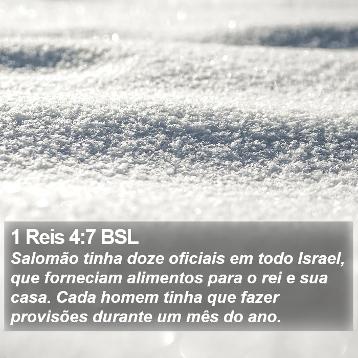 1 Reis 4:7 BSL Bible Study