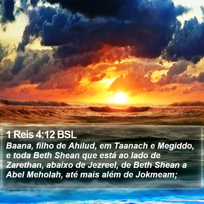 1 Reis 4:12 BSL Bible Study