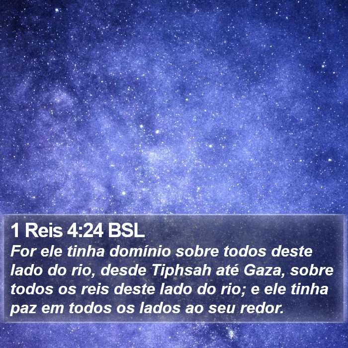 1 Reis 4:24 BSL Bible Study