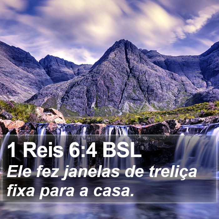 1 Reis 6:4 BSL Bible Study