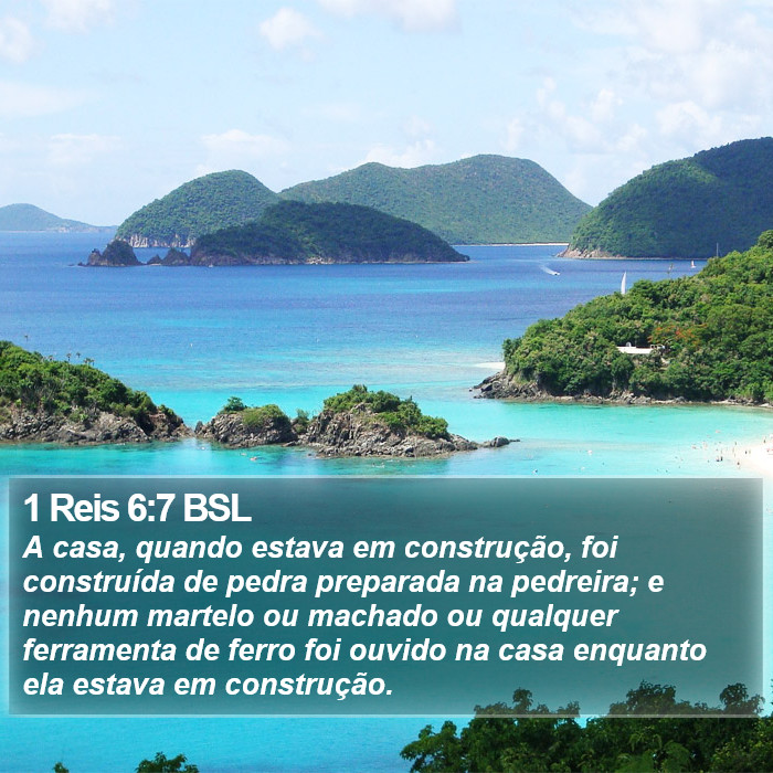 1 Reis 6:7 BSL Bible Study