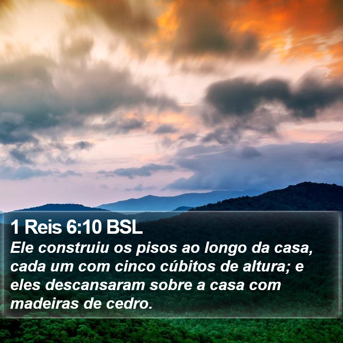 1 Reis 6:10 BSL Bible Study