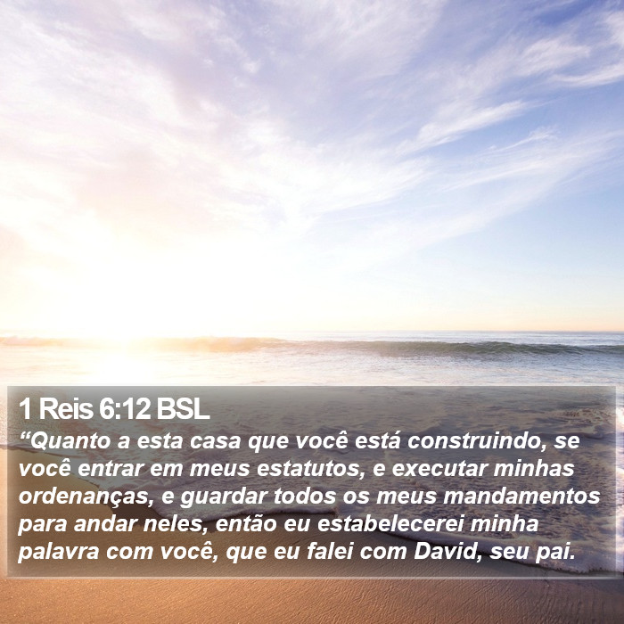 1 Reis 6:12 BSL Bible Study