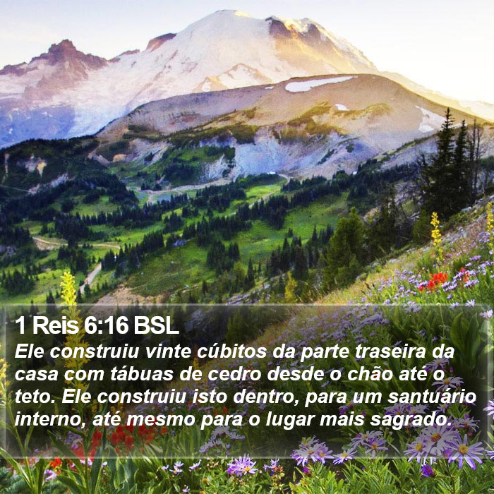 1 Reis 6:16 BSL Bible Study