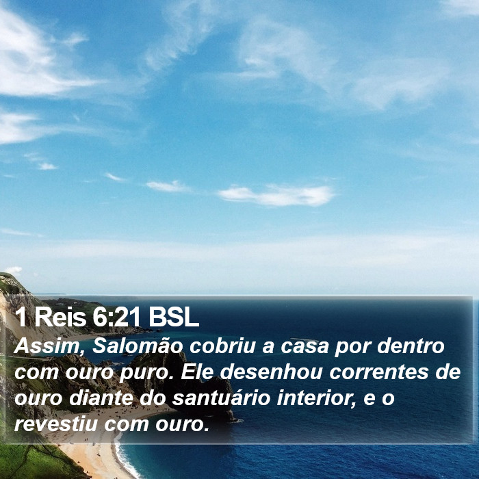 1 Reis 6:21 BSL Bible Study