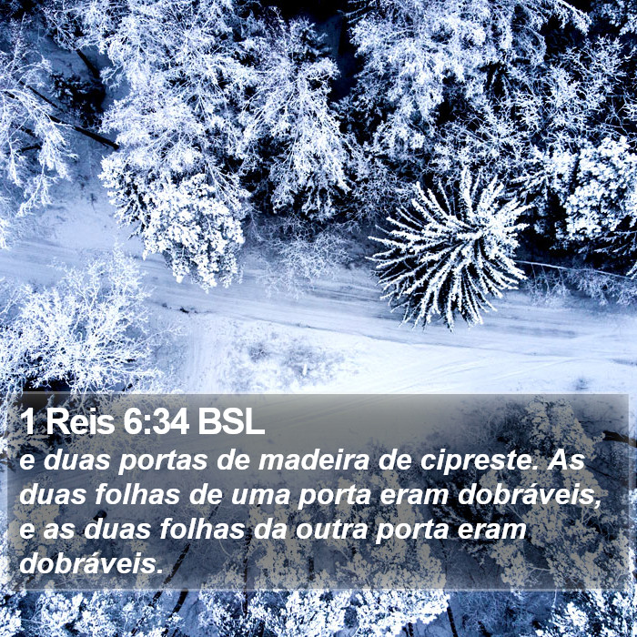 1 Reis 6:34 BSL Bible Study