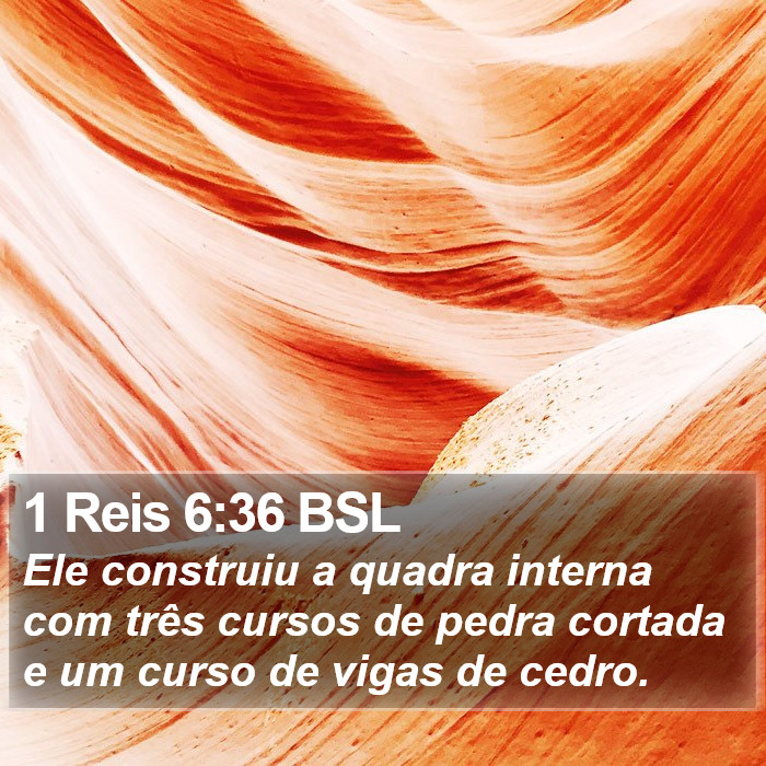 1 Reis 6:36 BSL Bible Study