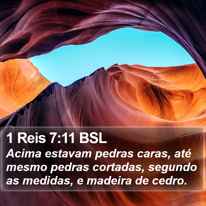 1 Reis 7:11 BSL Bible Study