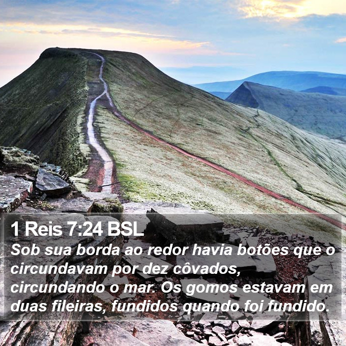 1 Reis 7:24 BSL Bible Study