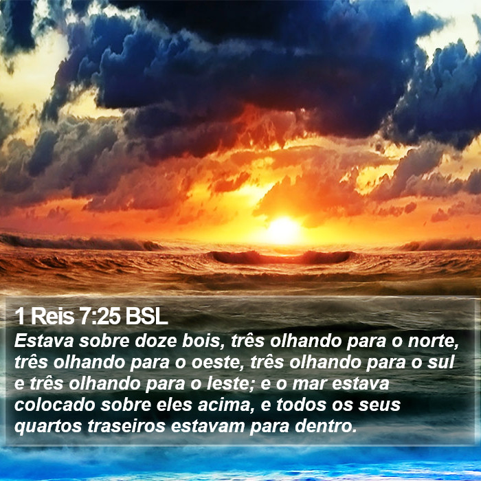 1 Reis 7:25 BSL Bible Study