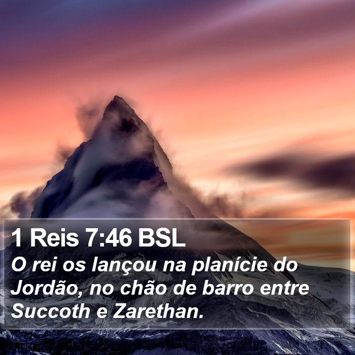 1 Reis 7:46 BSL Bible Study