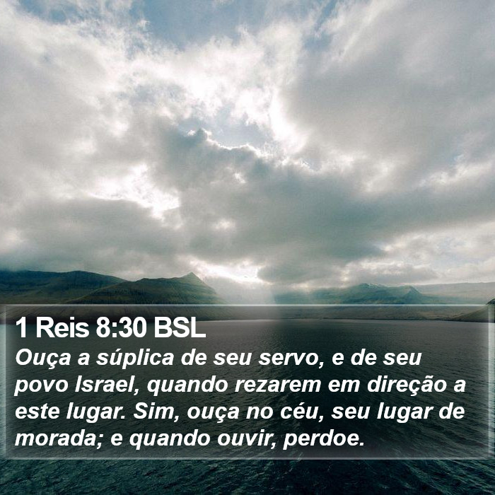 1 Reis 8:30 BSL Bible Study