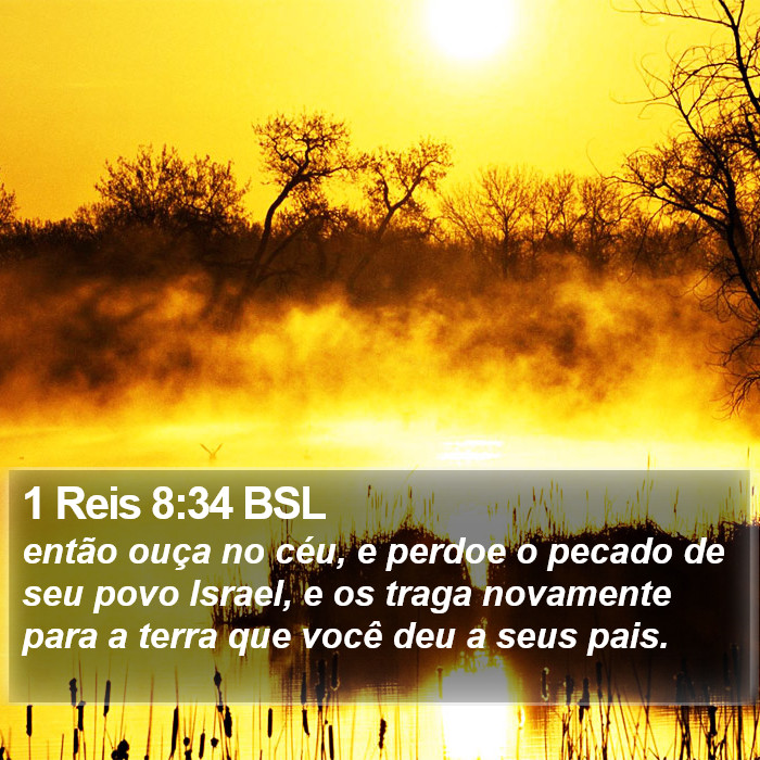 1 Reis 8:34 BSL Bible Study