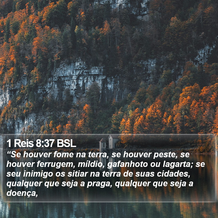 1 Reis 8:37 BSL Bible Study