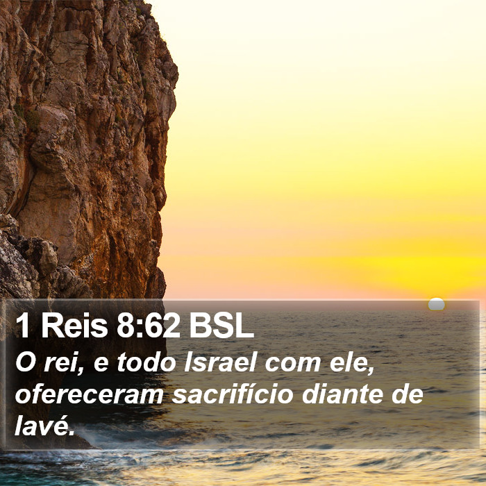 1 Reis 8:62 BSL Bible Study