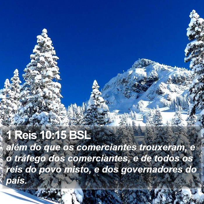 1 Reis 10:15 BSL Bible Study