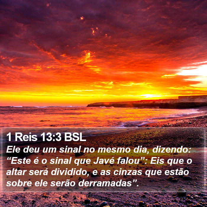 1 Reis 13:3 BSL Bible Study