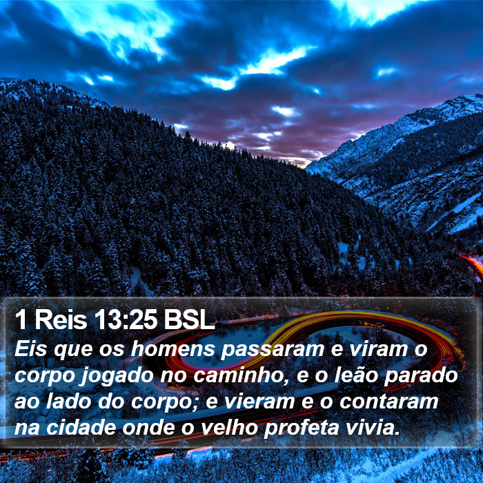 1 Reis 13:25 BSL Bible Study
