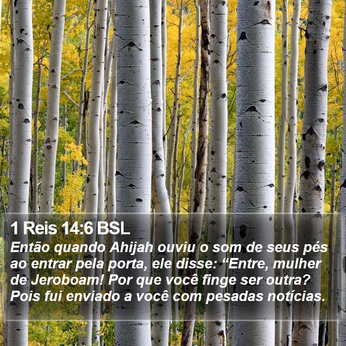 1 Reis 14:6 BSL Bible Study