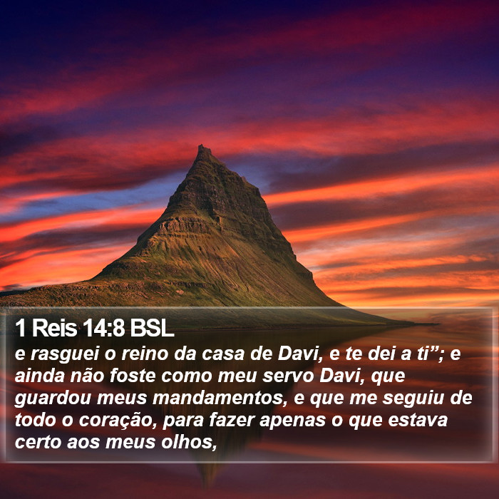 1 Reis 14:8 BSL Bible Study