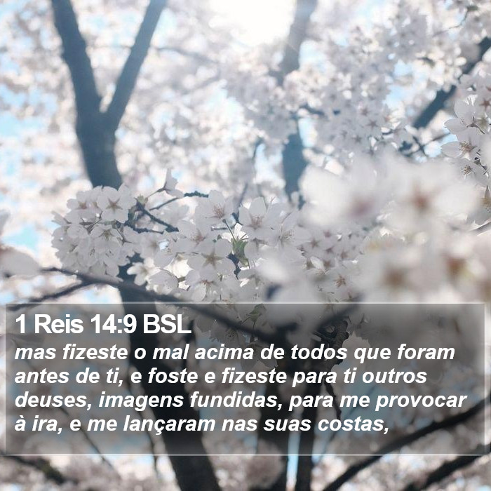 1 Reis 14:9 BSL Bible Study