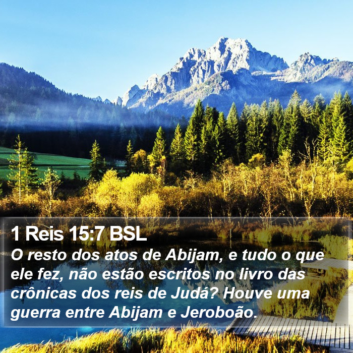 1 Reis 15:7 BSL Bible Study