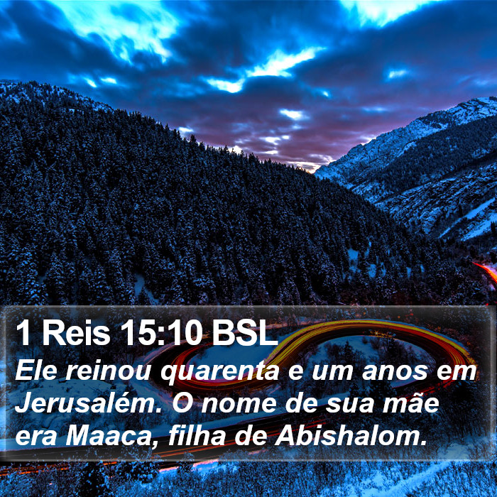 1 Reis 15:10 BSL Bible Study