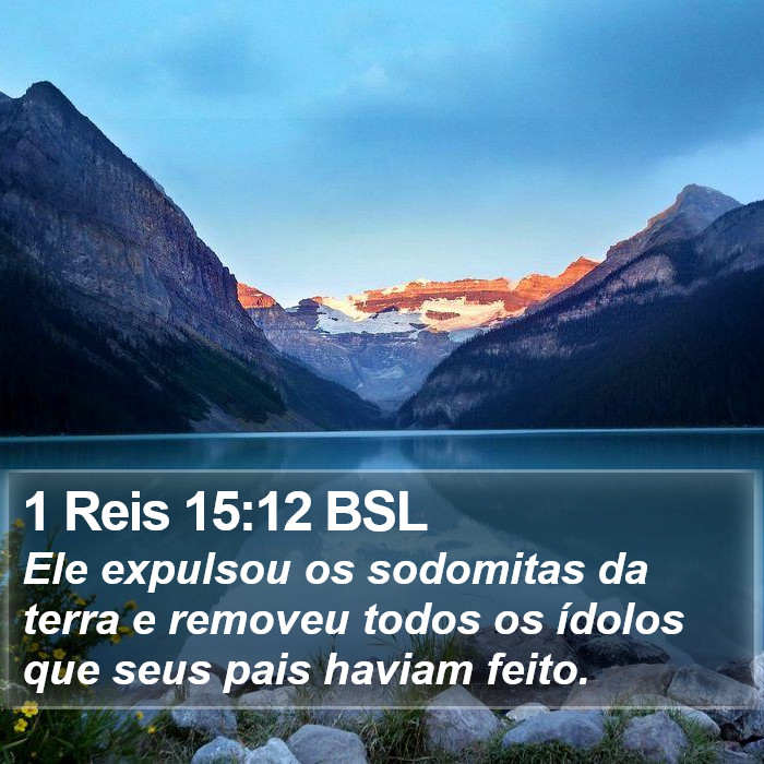 1 Reis 15:12 BSL Bible Study