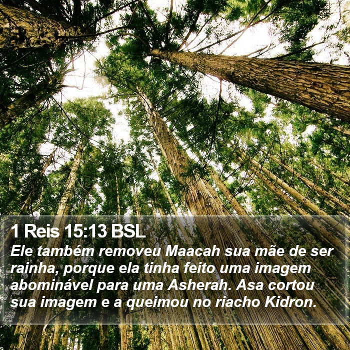 1 Reis 15:13 BSL Bible Study