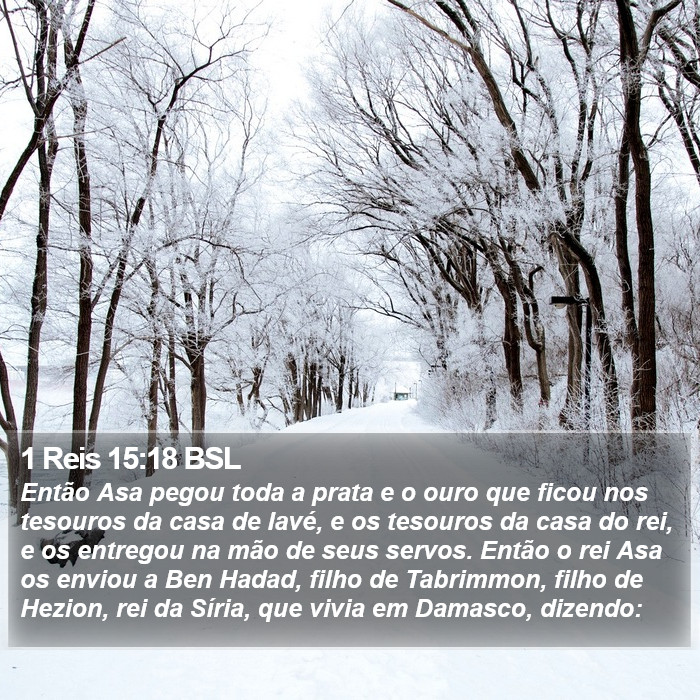 1 Reis 15:18 BSL Bible Study