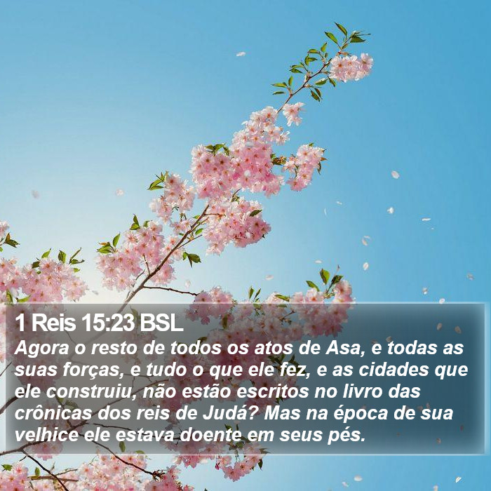 1 Reis 15:23 BSL Bible Study