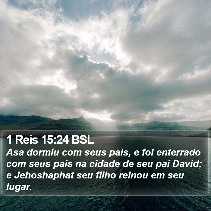 1 Reis 15:24 BSL Bible Study