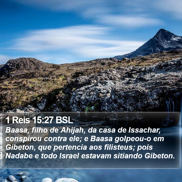 1 Reis 15:27 BSL Bible Study