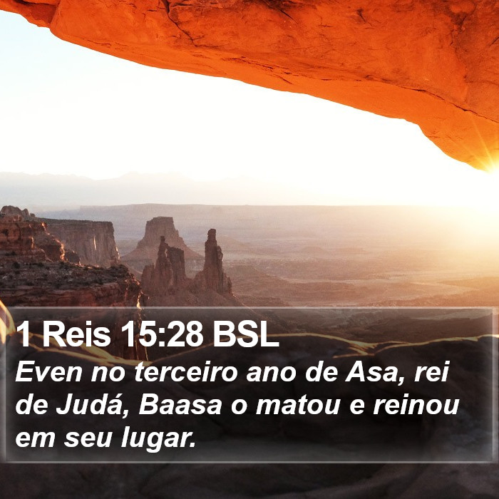 1 Reis 15:28 BSL Bible Study