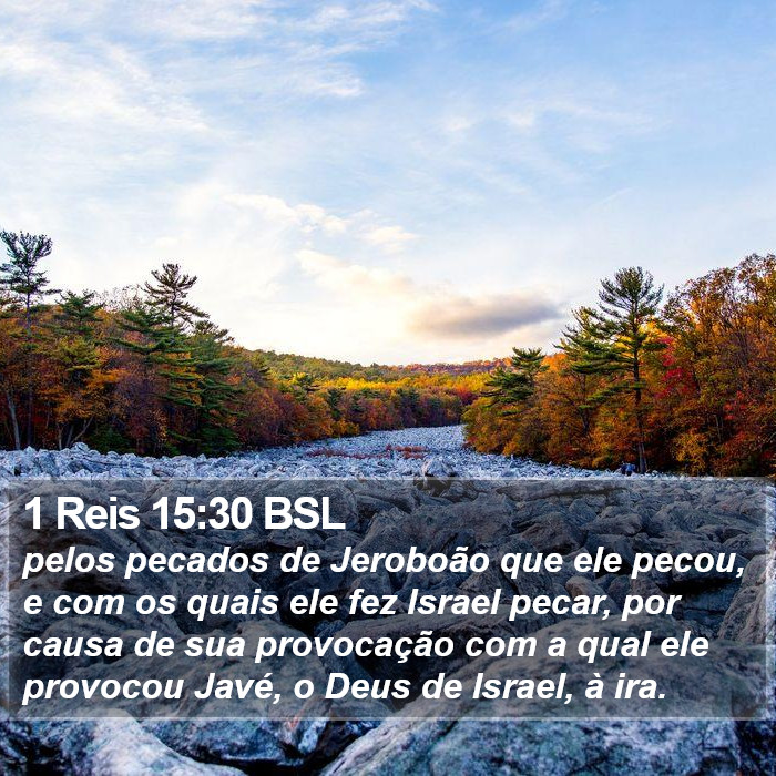 1 Reis 15:30 BSL Bible Study