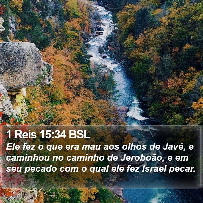 1 Reis 15:34 BSL Bible Study