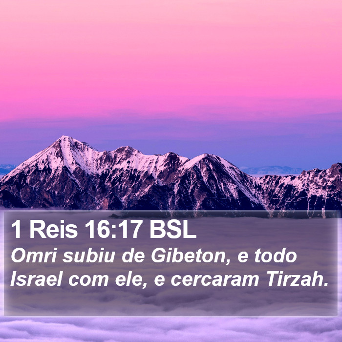 1 Reis 16:17 BSL Bible Study