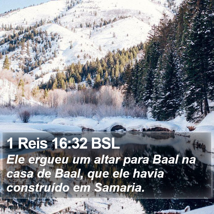 1 Reis 16:32 BSL Bible Study