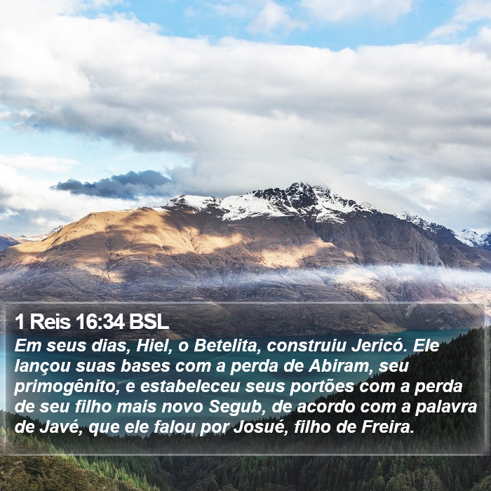 1 Reis 16:34 BSL Bible Study