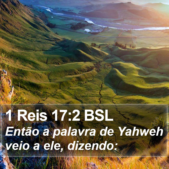 1 Reis 17:2 BSL Bible Study