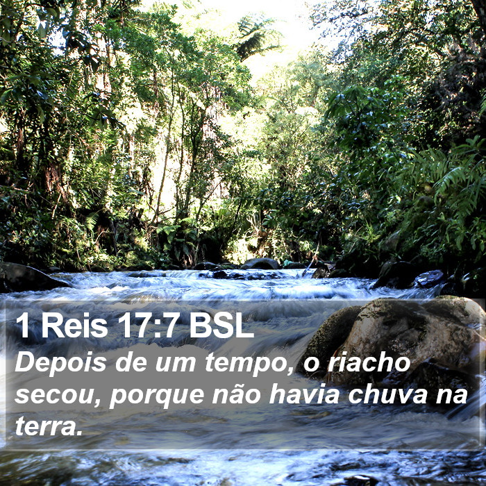 1 Reis 17:7 BSL Bible Study