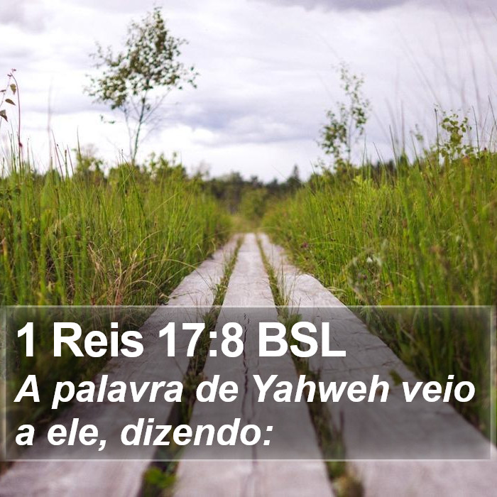 1 Reis 17:8 BSL Bible Study