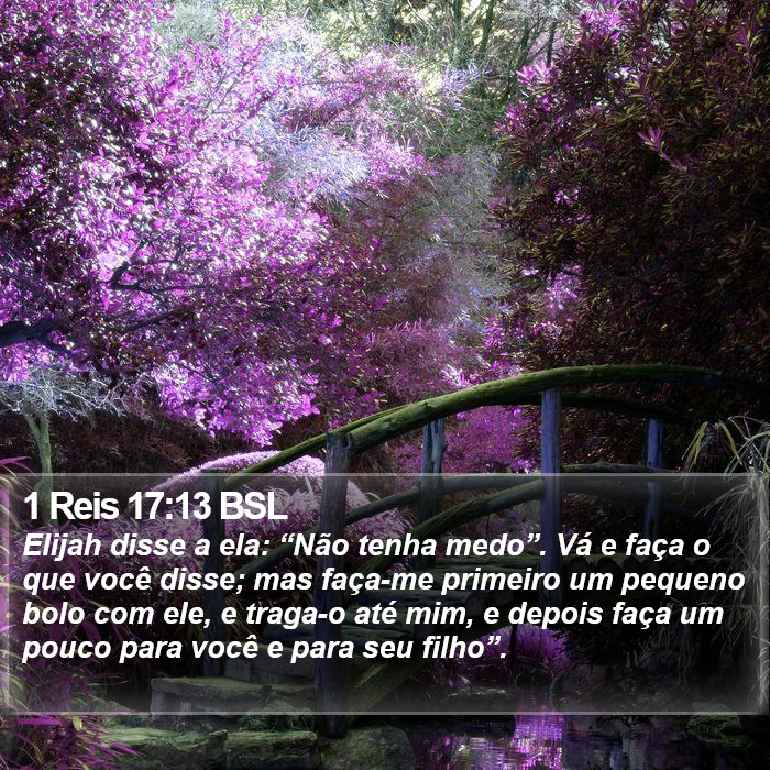 1 Reis 17:13 BSL Bible Study