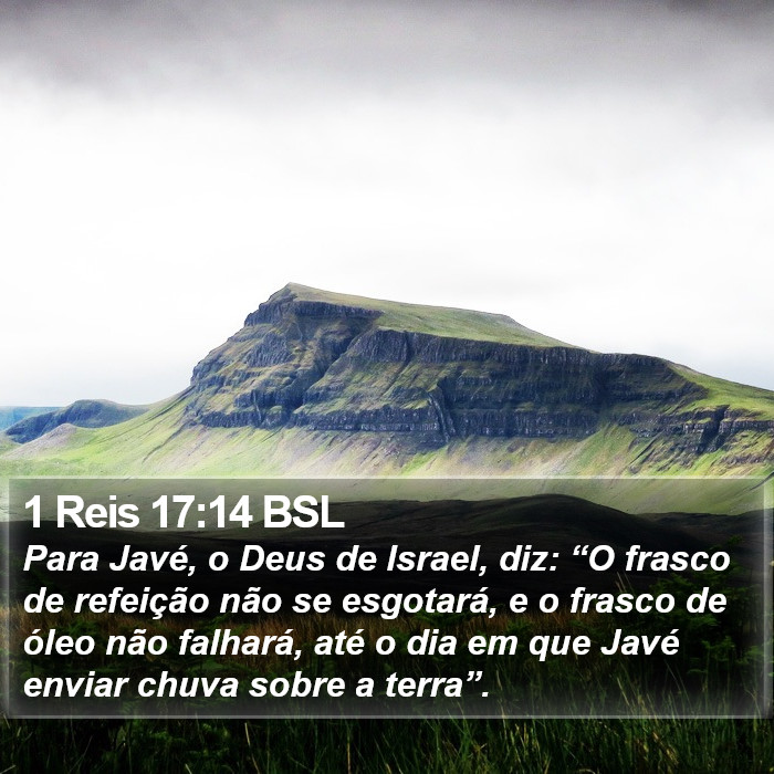 1 Reis 17:14 BSL Bible Study